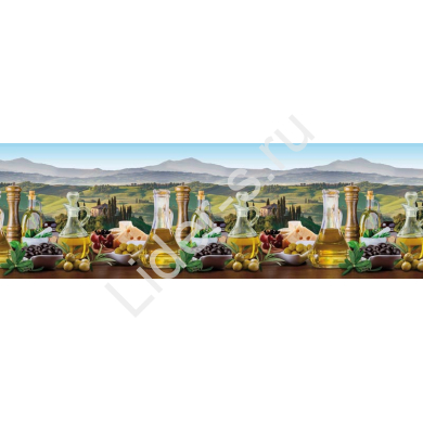 Фартук для кухни «Греция», 3000 мм