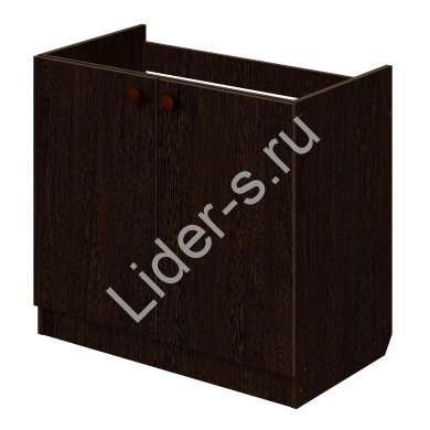Тумба под мойку из ЛДСП с полочкой (дном) 800*600; цвет венге