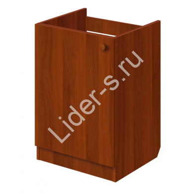 Тумба под мойку из ЛДСП без нижней полочки (дно) 500*600; цвет орех